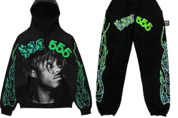 999 Club Spider Young Thug Tracksuit Black