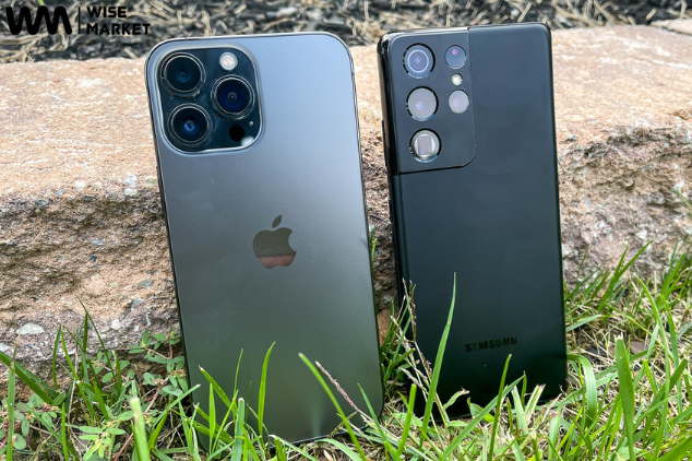 comparison S21 Ultra with iPhone 13 pro