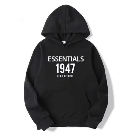 Essentials 1947 Fear of God Hoodie Stylish Journey Through Time