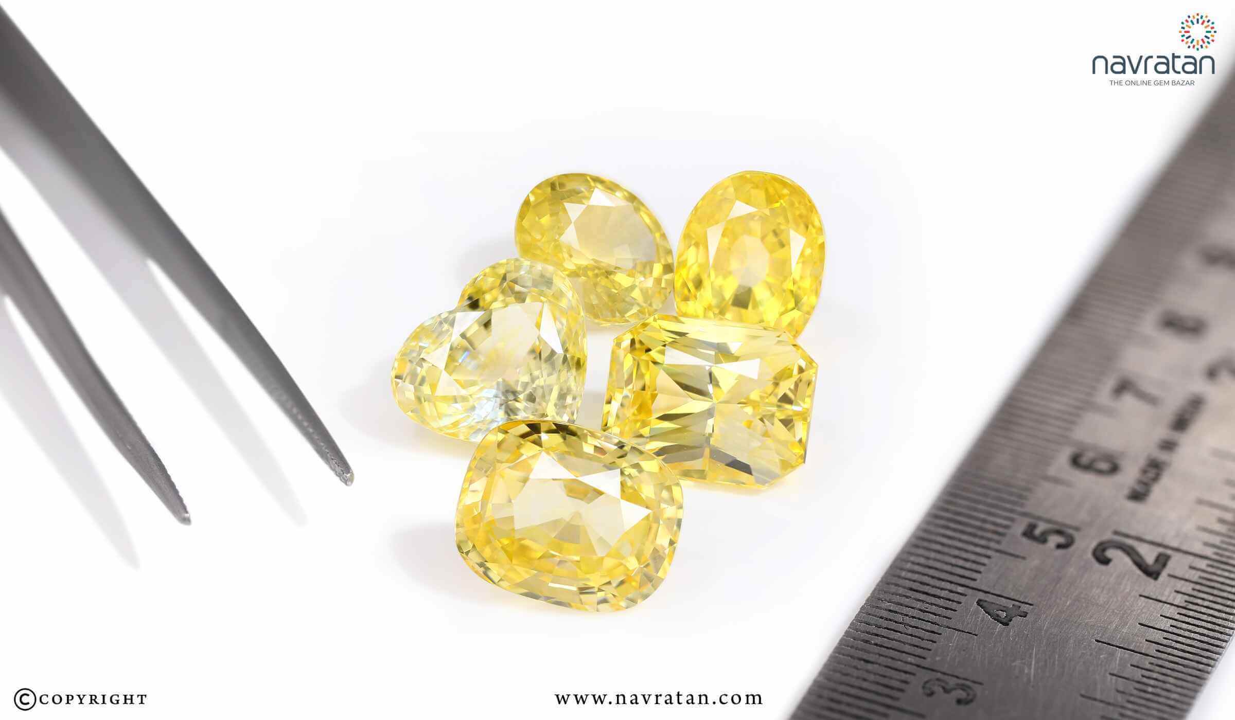 What month is dedicated to Yellow Sapphire (Pukhraj stone)
