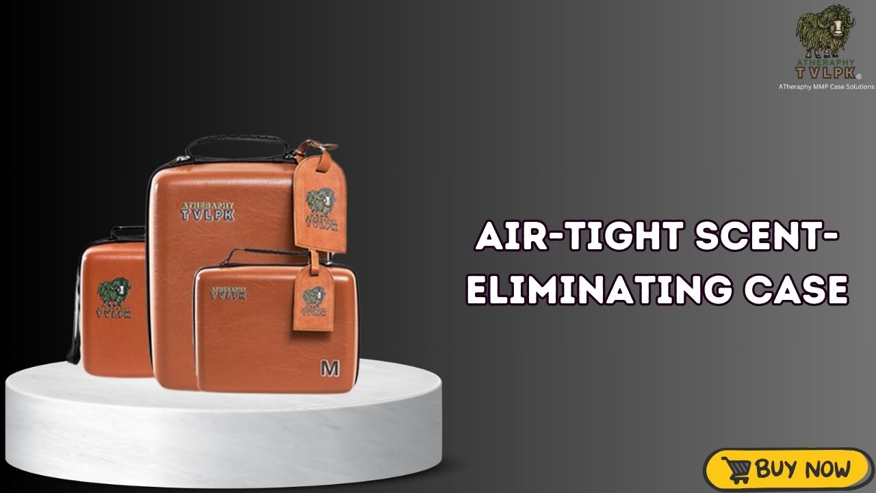 Air-tight scent-eliminating case