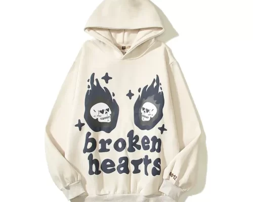 Dive into Style Irresistible Appeal of Brown Broken Planet Hoodies