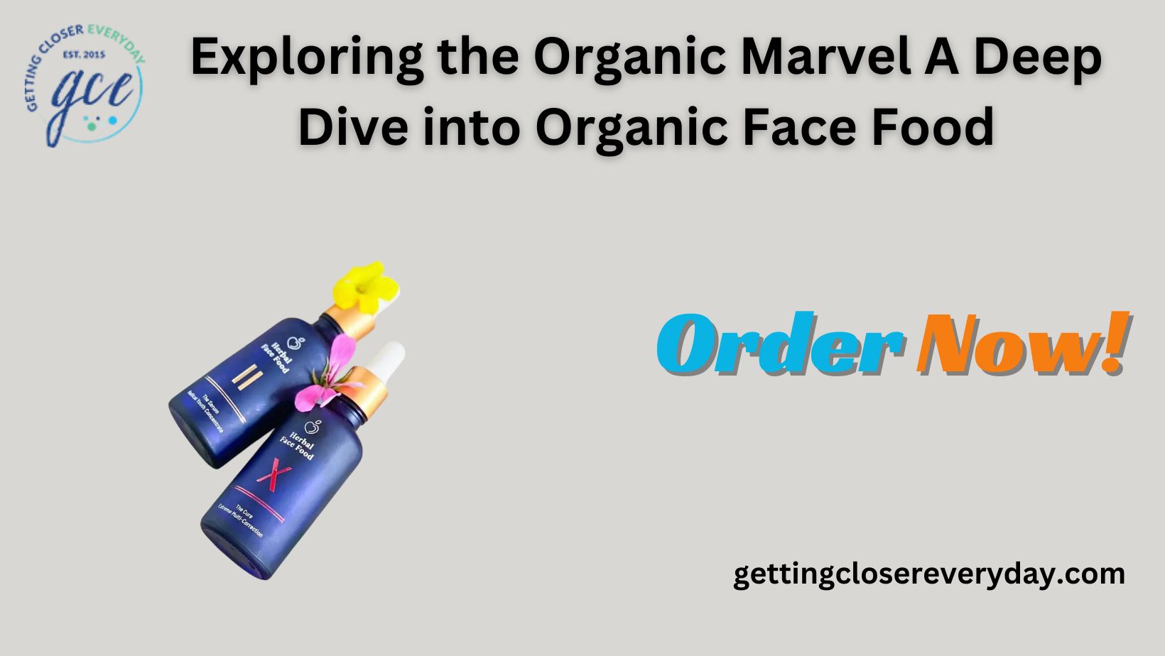 organic face food