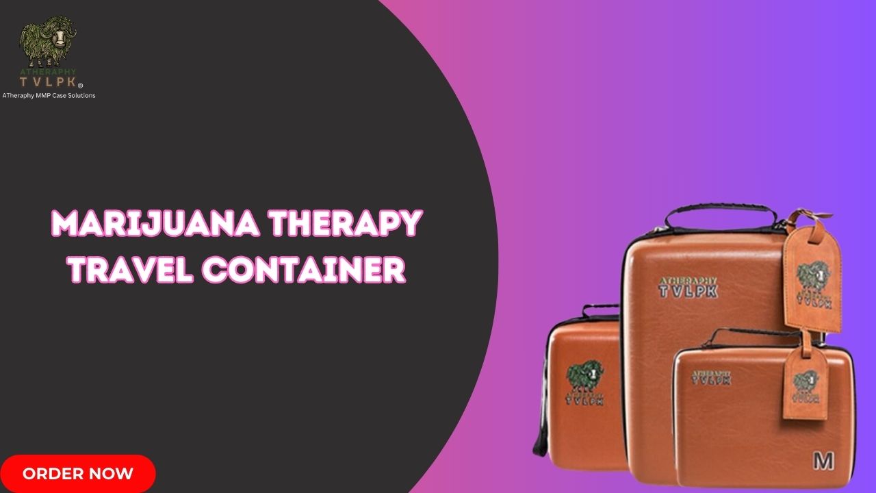 Marijuana Therapy Travel Container