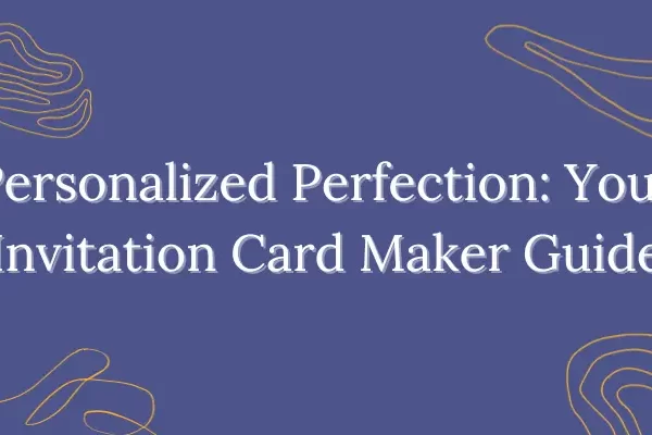 Invitation card maker