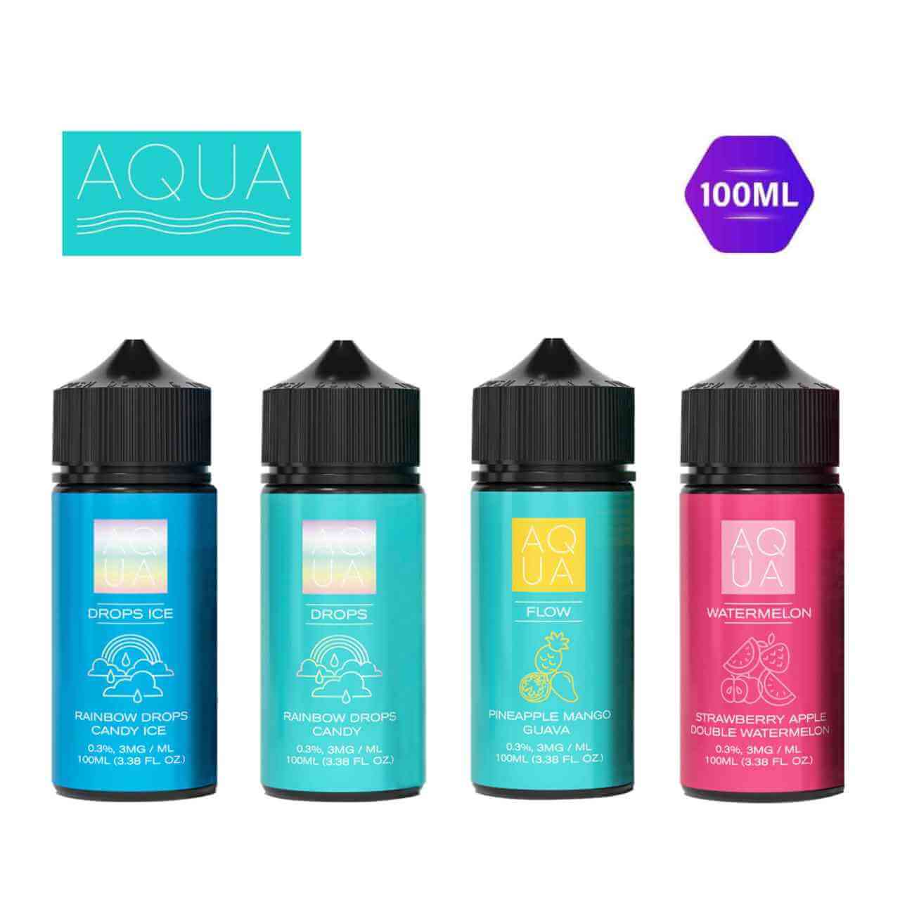 Aqua E-Juice 6MG Collection (100ml)