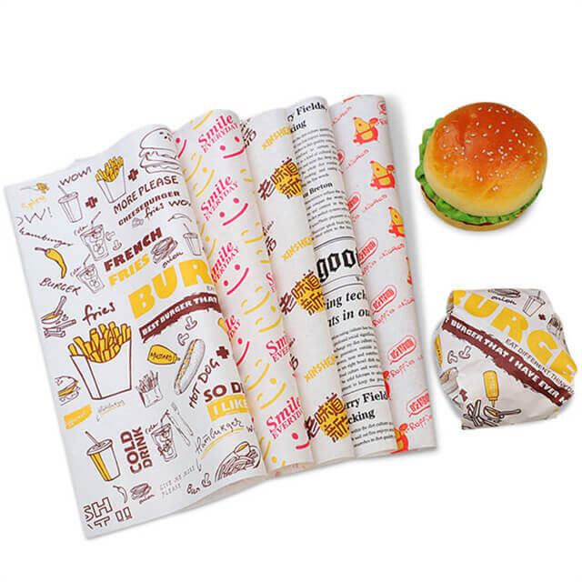 burger wrapping paper